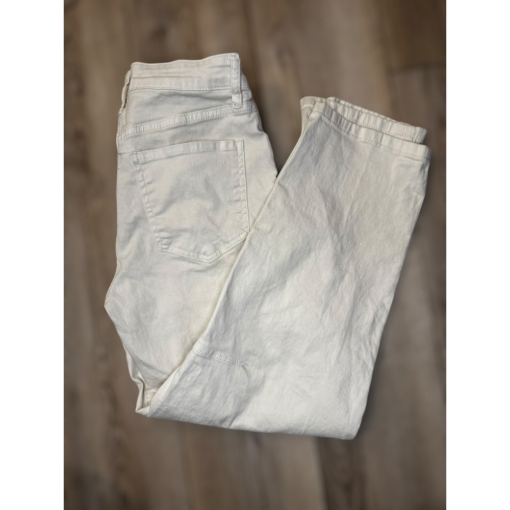KUT From The Kloth‎ Ashley Girly High Rise Slouchy Barrel Jeans Cream Stylish